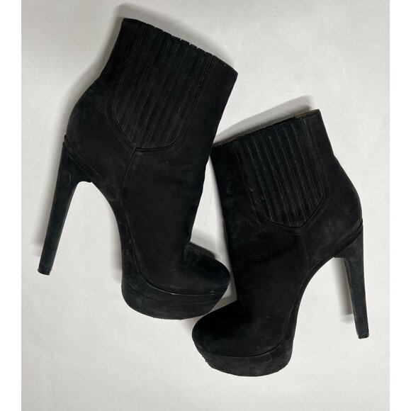 Rachel Zoe Platform Ankle Boots in Black - Picture 7 of 10